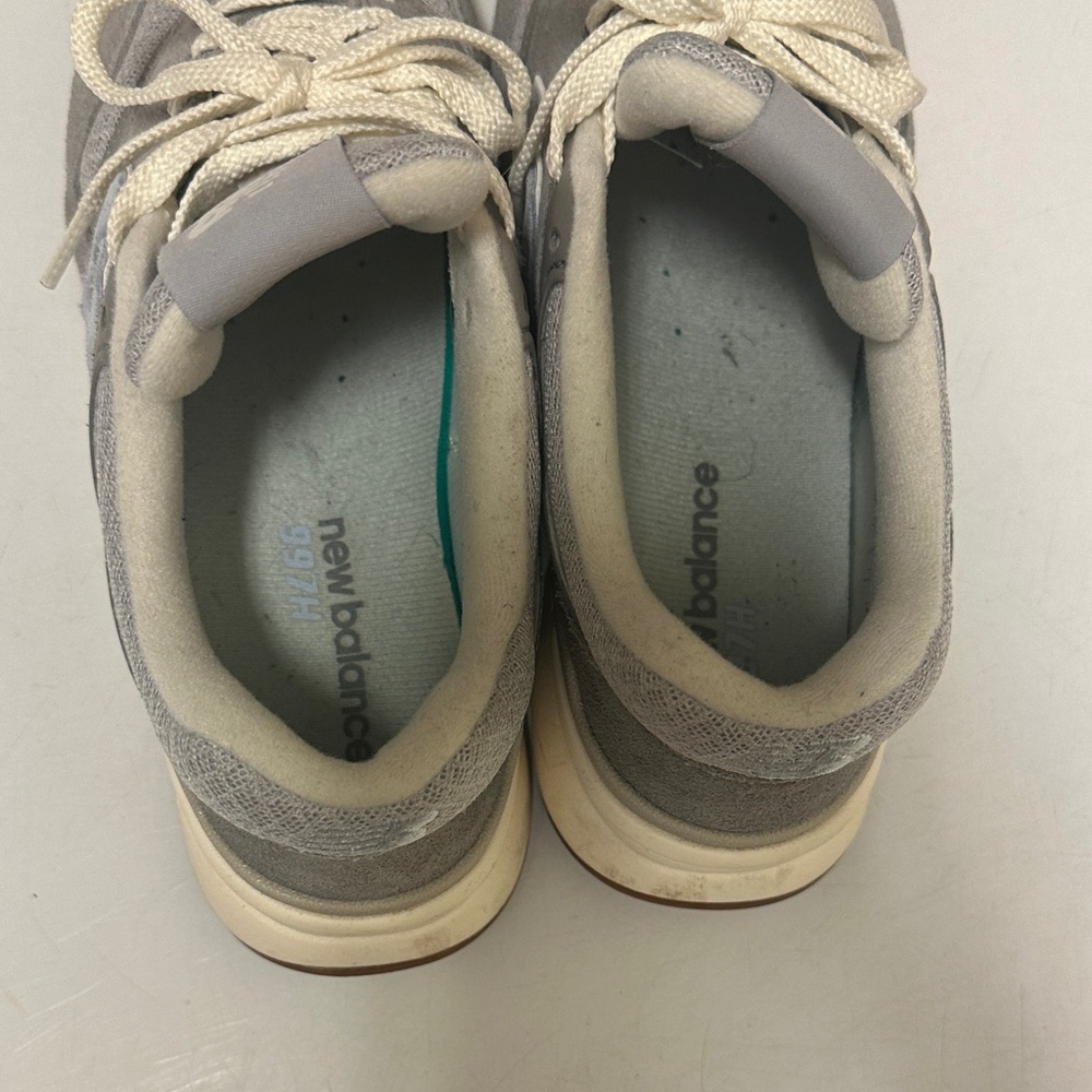 New Balance Gray and White Athletic Shoes - Picture 5 of 8